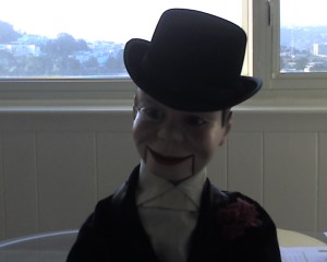 Charlie McCarthy Ventriloquist Dummy Refurbished by Omnidoll 10-09. Photo by Omnidoll.