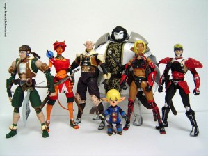 Final Fantasy XI Action Figures. From Sooperkreep at Deviantart.com.